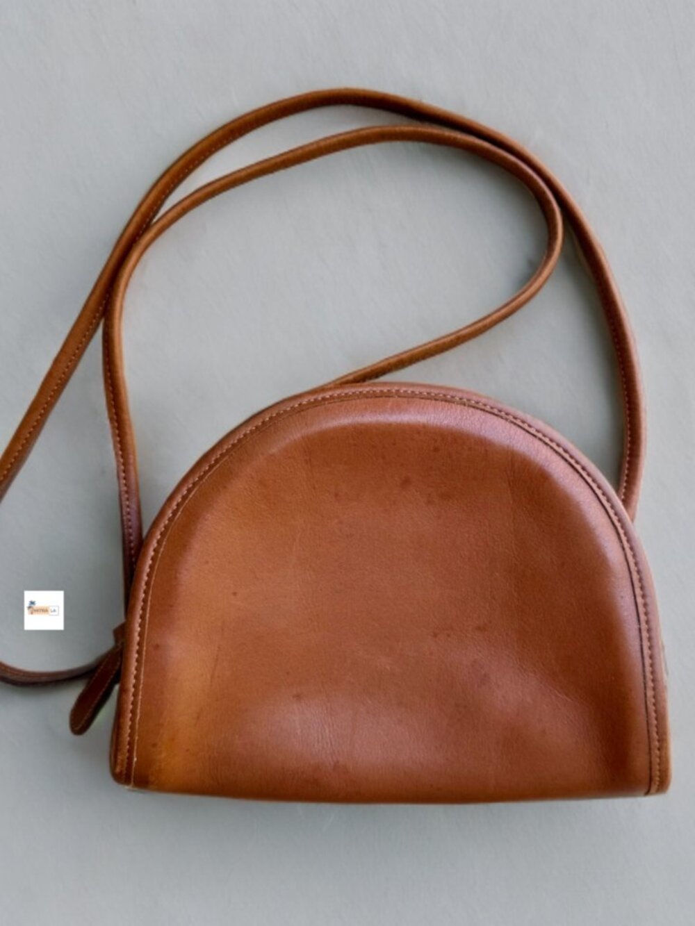 Coach Vintage British Tan Kimball Zip Crossbody Bag 9911